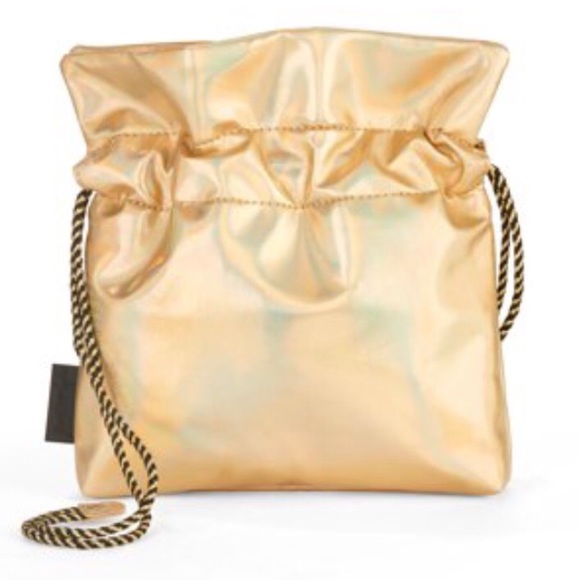 NWT Kendall & Kylie Gold Holographic Pouch Purse - Picture 3 of 8